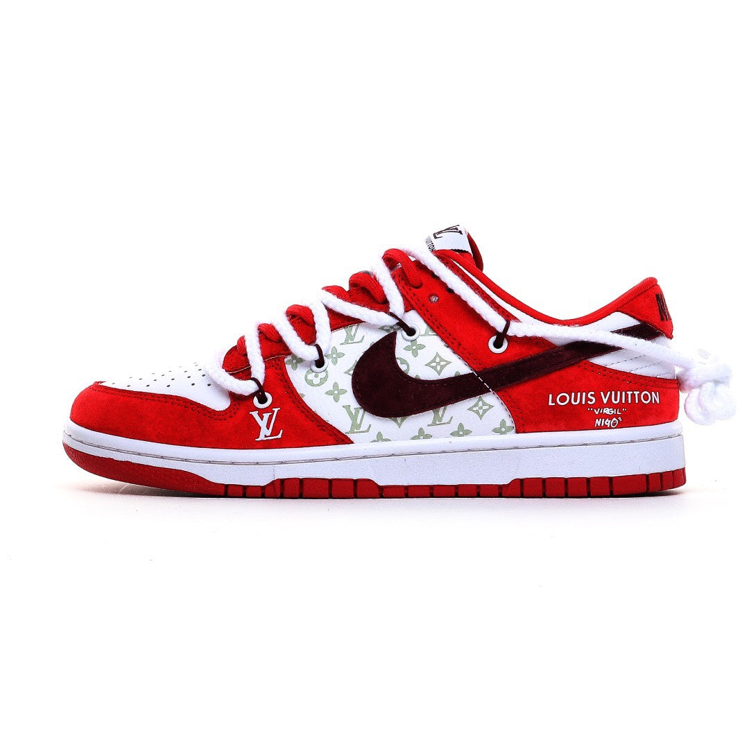 Louis Vuitton x Nike Dunk Low “Monogram Red/White™