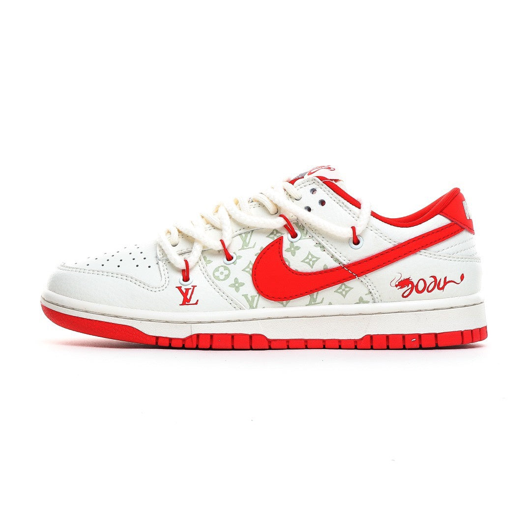 Louis Vuitton x Nike Dunk Low “Monogram Red/White™