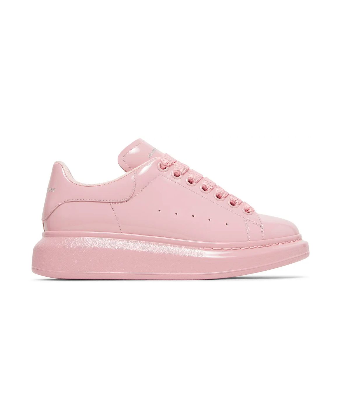 Alexander McQueen Wmns Oversized Sneaker - Pink Patent Leather ™