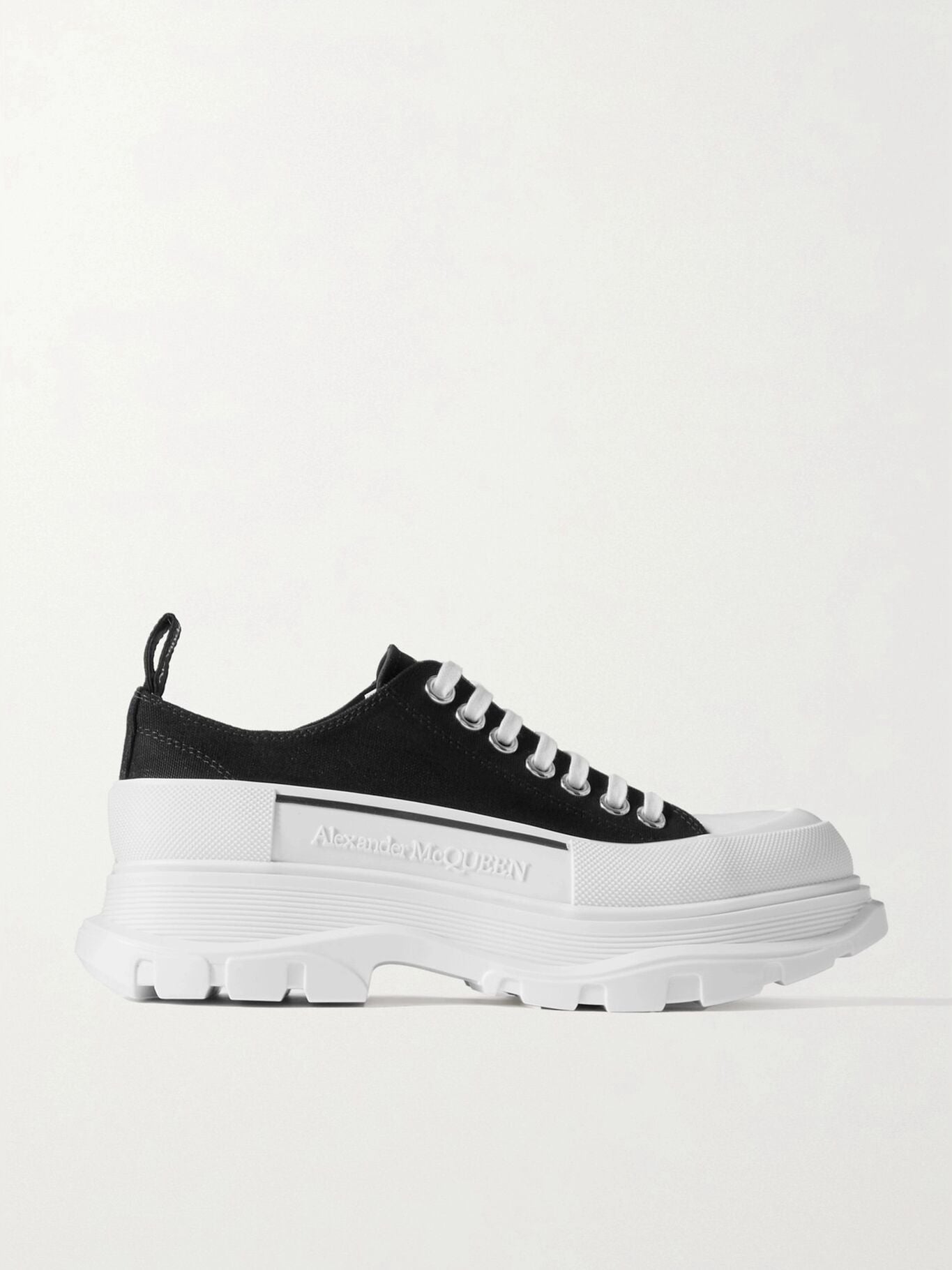 Alexander McQueen Tread Slick Canvas Exaggerated-Sole Sneakers™