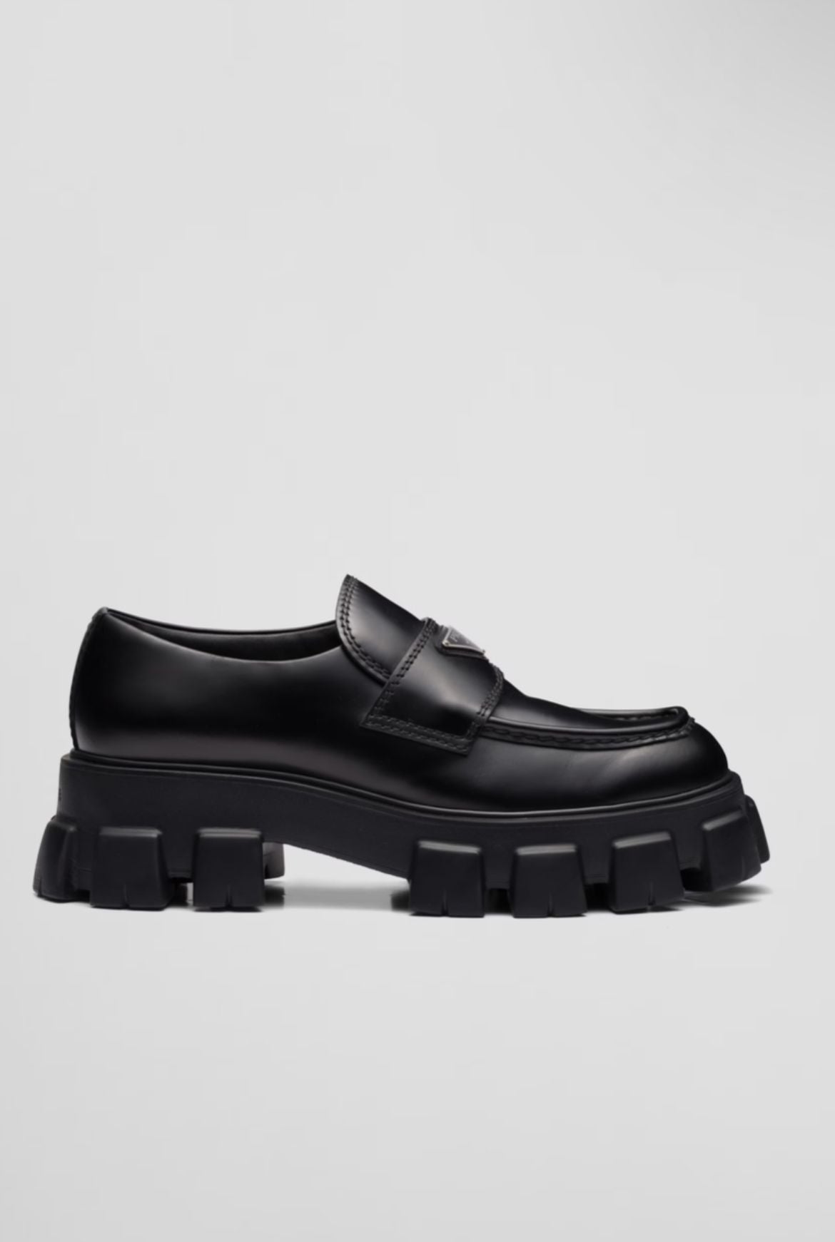 Monolith brushed leather loafers™