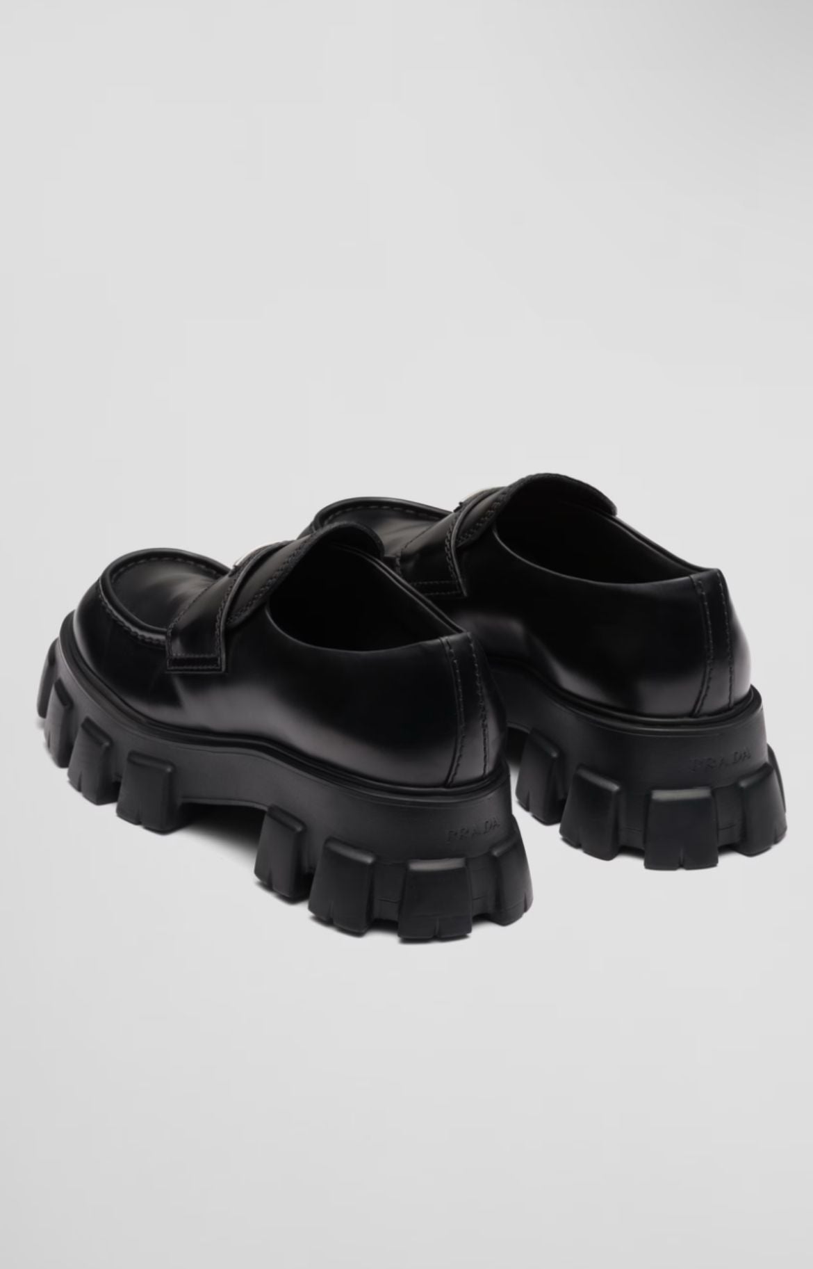 Monolith brushed leather loafers™