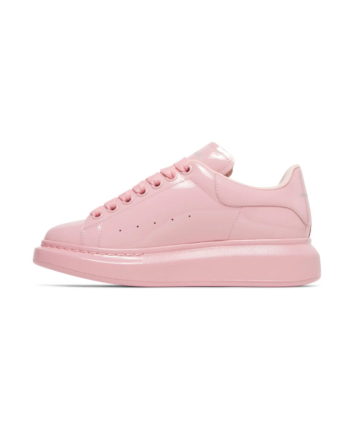 Alexander McQueen Wmns Oversized Sneaker - Pink Patent Leather ™