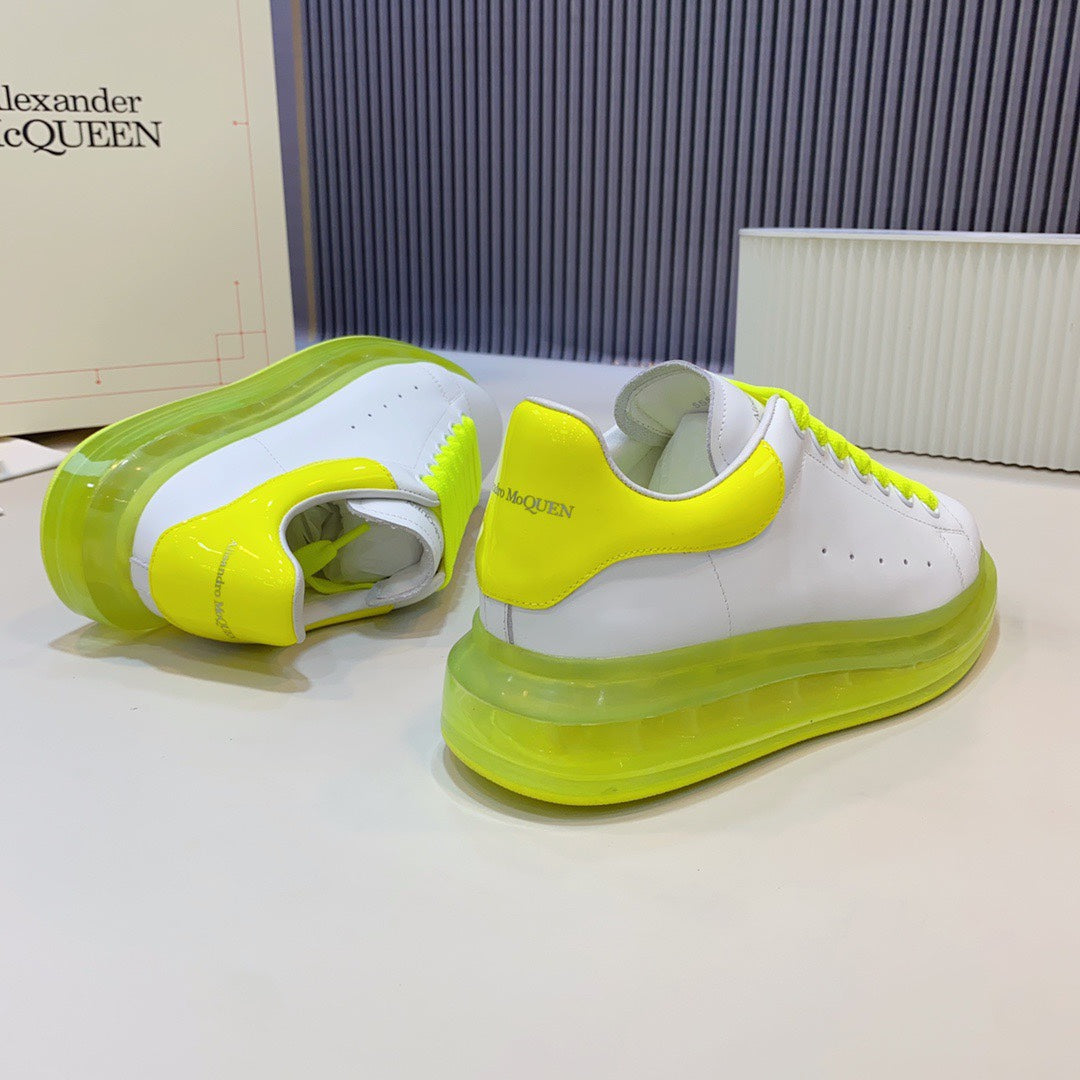 Alexander McQueen Oversized Sneaker – White Fluorescent Yellow™