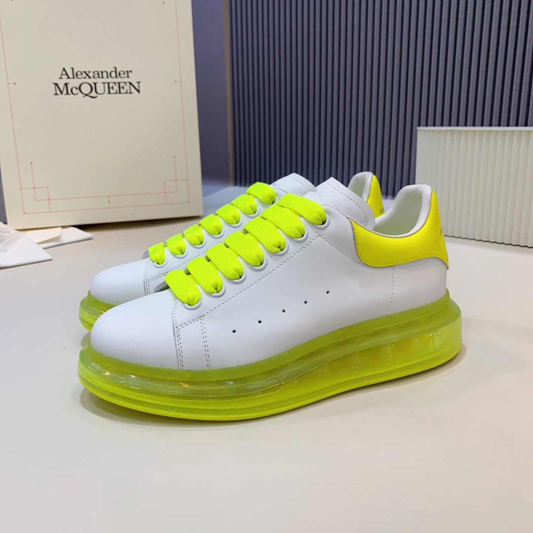 Alexander McQueen Oversized Sneaker – White Fluorescent Yellow™