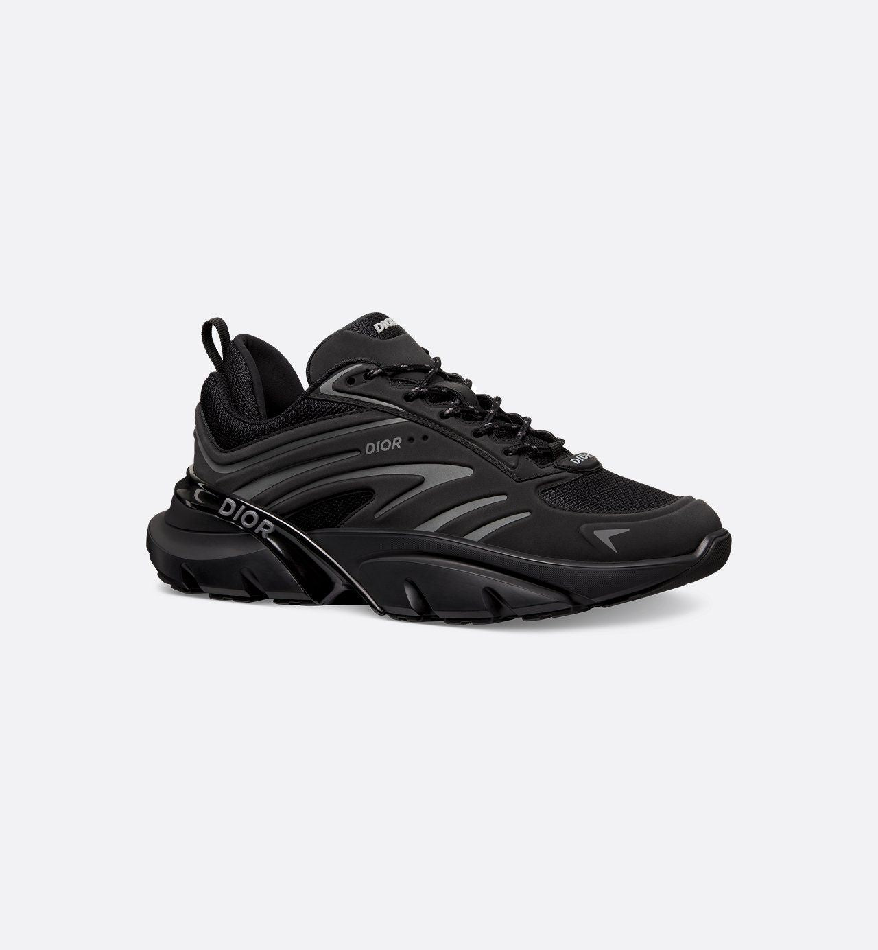 "Dior" B44 Blade Sneaker Black Technical Mesh and Black Technical Fabric™